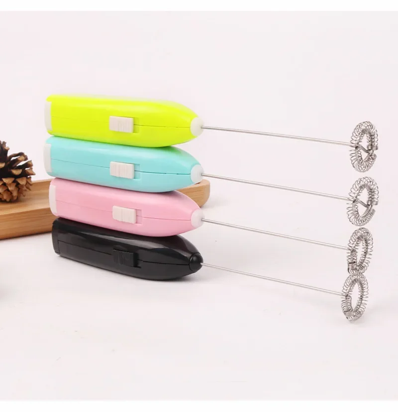 Electric Egg Beater Milk Drink Coffee Whisk Stirrer Mini Milk Frother Mixer Electric Home Kitchen Egg Beater for Kitchen Tools