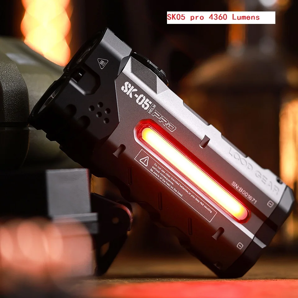 Waterproof LED Flashlight for Camping with Long Battery Life