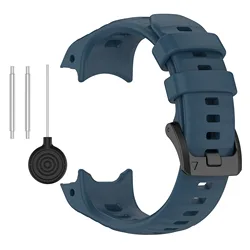 Soft Silicone Watch Band Strap for Smartwatches - Durable Wristband Bracelet Accessories (Turquoise blue)