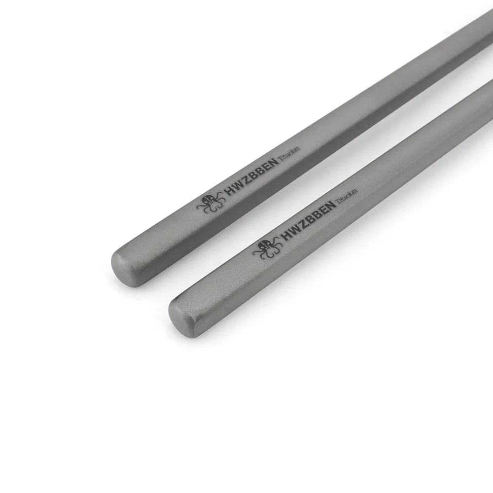 Hollow Titanium Chopsticks Titanium Alloy for Picnic Outdoor Camping