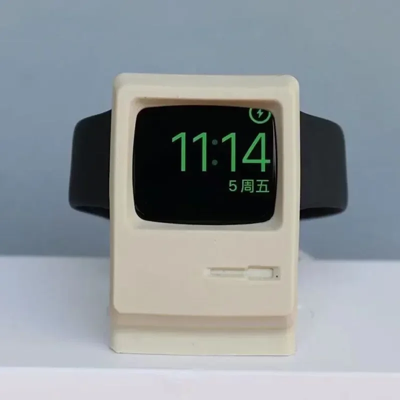 Silicone Charger Stand Charging Dock Holder Bracket Base For Apple Watch 7 6 5 4 IWatch 3 2 1