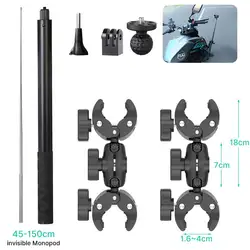 Panoramic Selfie Stick with Handlebar Bracket - 150cm-A