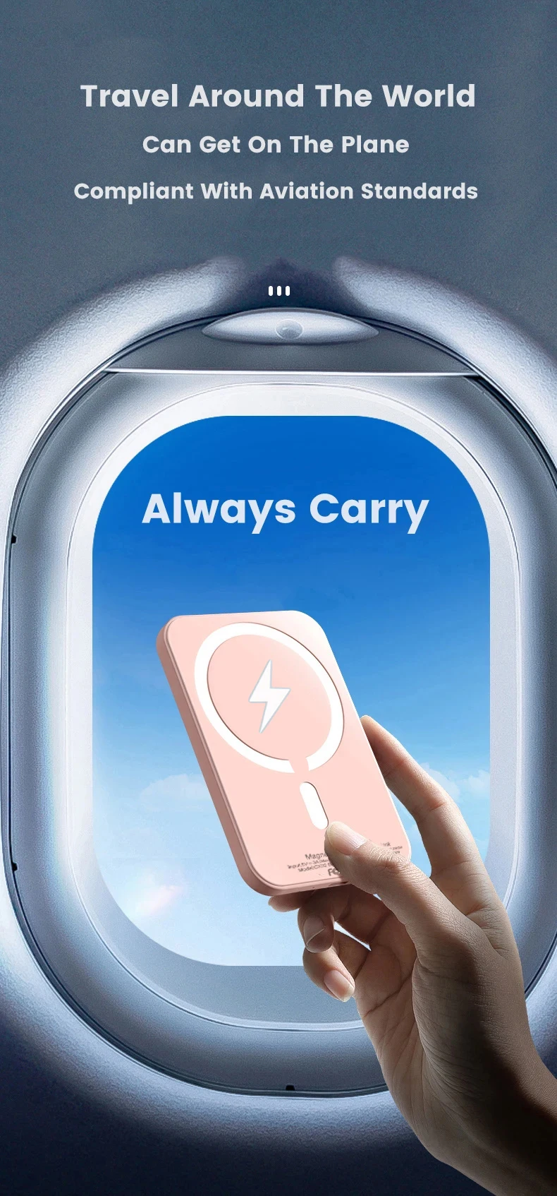 10000mAh New Magnetic Powerbank Magnetic Wireless Power Bank Type C Charger for iphone 15 15Pro Max 15Plus External Battery Pack 7 S41318f6beed04dd889b1f39d3db25a18h