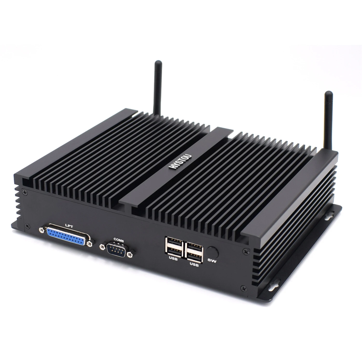 

HYSTOU Fanless Industrial Mini PC H4 with Core i5-8250U / i7-8550U 2*DDR4 Win10/11 Linux