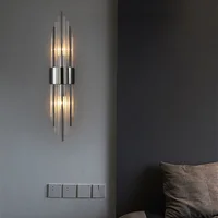 Applique Murale Luxe Léger Moderne LED Dorée, Éclairage Intérieur, Décoration Murale pour Salon, Chambre, Chevet, Escalier 4