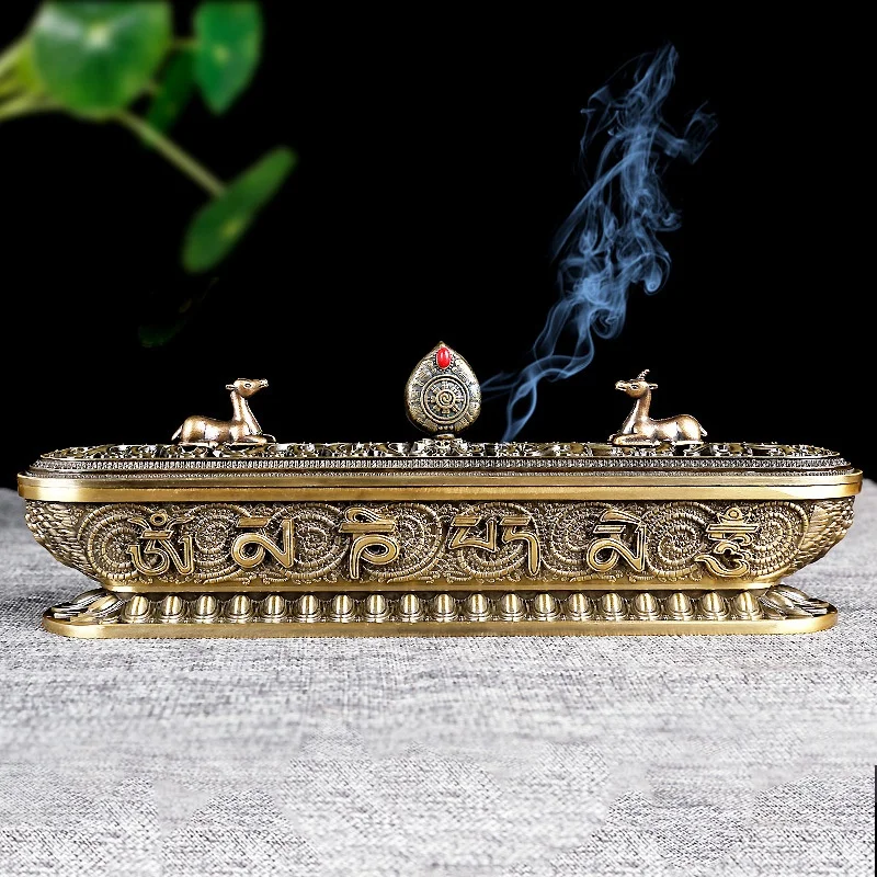 Tibetu kadidlo palič antický ruční kadidlo tyčinka držák zen čajovny domácí úřad dekorace řemesel ornamenty 3