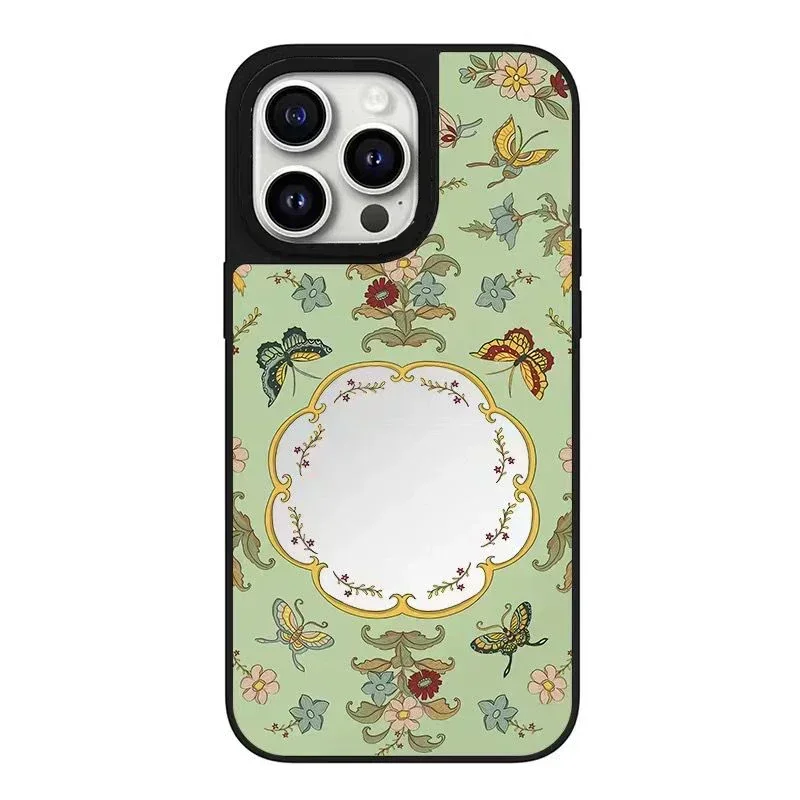

Mirror Surface Dragon Pattern Phone Case Cover for iPhone 11 12 13 14 15 Pro Max Case for iPhone 15 Pro