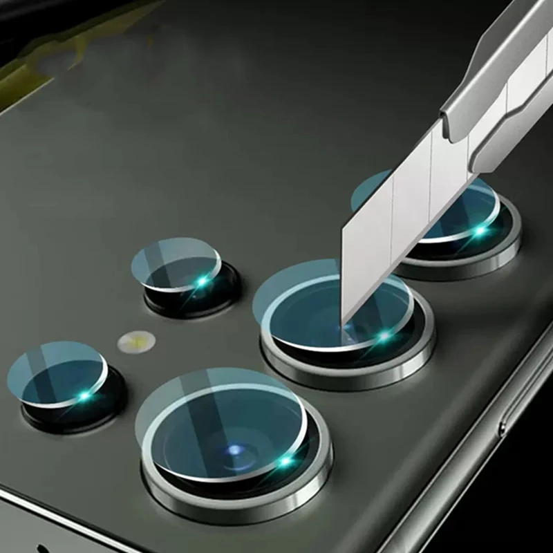 Premium HD Tempered Glass Camera Lens Protector - Anti-Scratch Cap for Enhanced Camera Protection