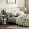 Bedside table with charging station, 3-story side table with USB port and socket, side table with living room with storage rack 5