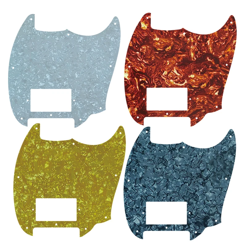 

Xinyue Custom Guitar Parts For - Squier Bullet Mustang Whit 1 H PAF Humbucker Pickups Guitar Pickguard Multicolor Options
