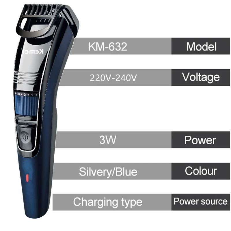 Hair Trimmer Men's Beard Trimmer Hair Mustache Trimer Professional Stubble Face Rechargeable Adjustable 0-10mm hair trimmer
