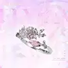 Elysia Ring Game Honkai Impact 3 MiHoYo Official Herrscher of Human: Ego Oath Rings Adjustable Jewelry Gifts for Girls Women 6