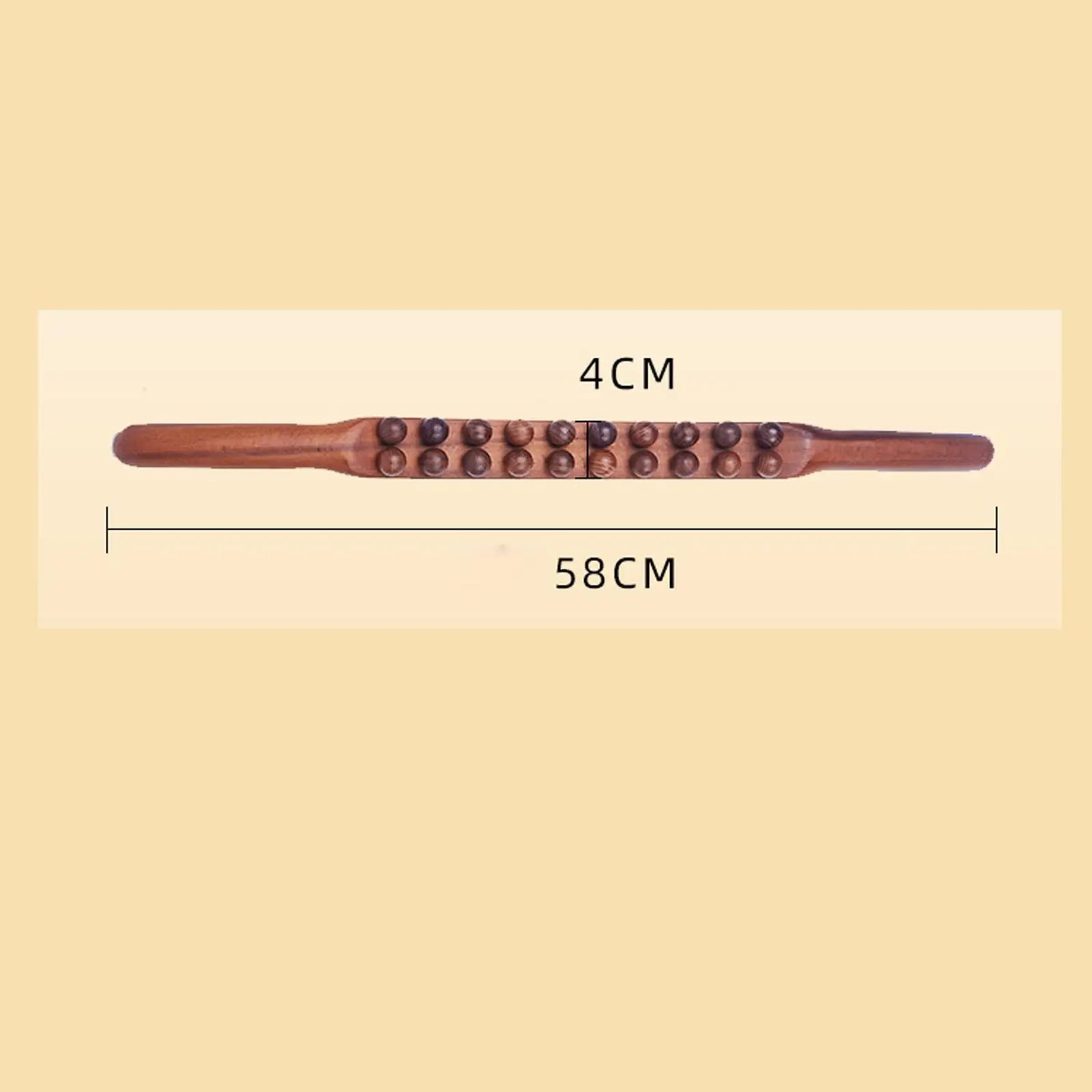 

Wood Scraping Massage Stick Muscle Relaxation Massager for Body Waist Neck