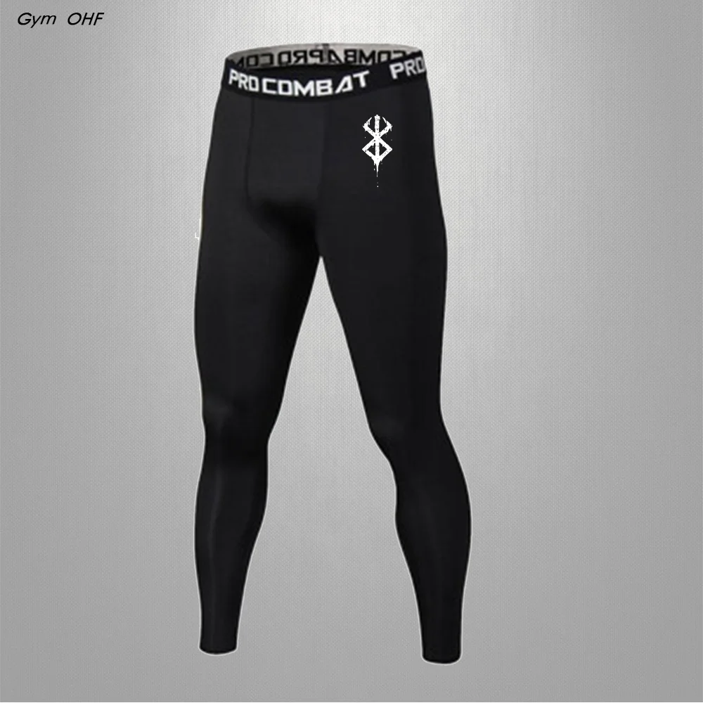 Men Gym Compression Pants Quick Dry Running Tights