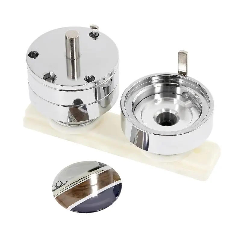 25/32/37/44/58mm Badge Button Moulds DIY Key Chain Maker Badge Punch Press Machine Mold Making Die for Rope Ties Maker Mould