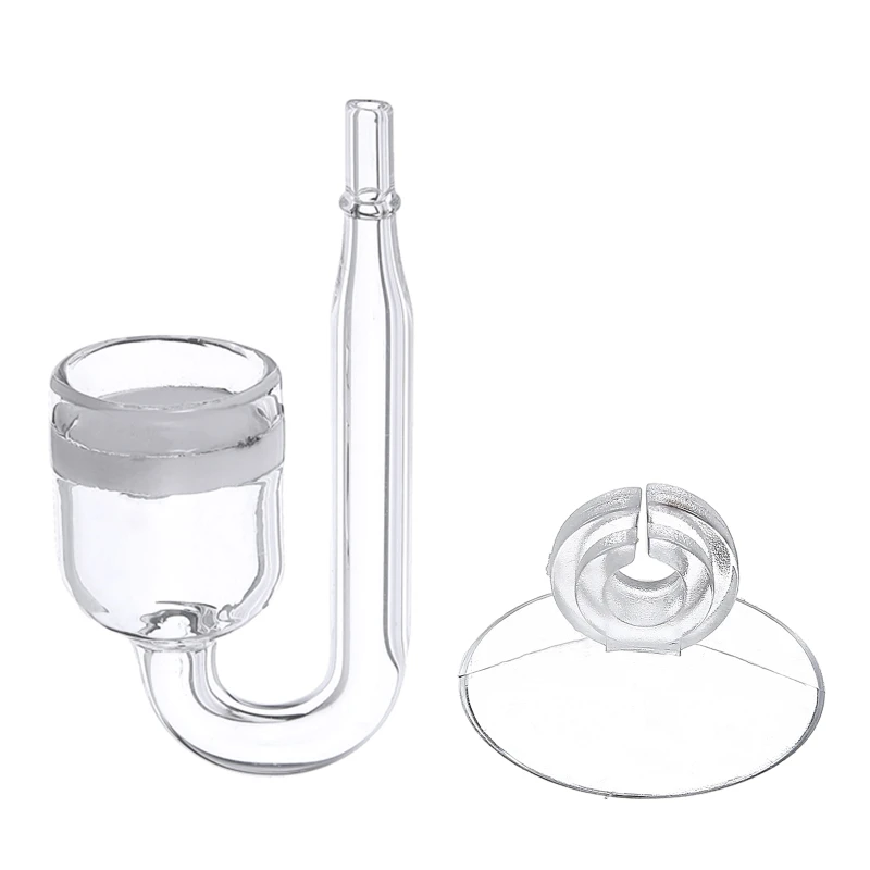 

367A Glass CO2 Diffuser Creat Rich CO2 for Aquarium Plants Transparent for nano Size