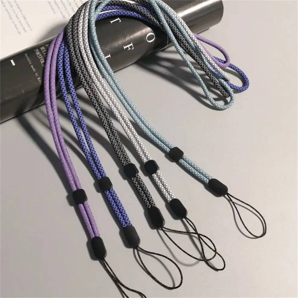 Adjustable Nylon Cell Phone Lanyard with Key Strap