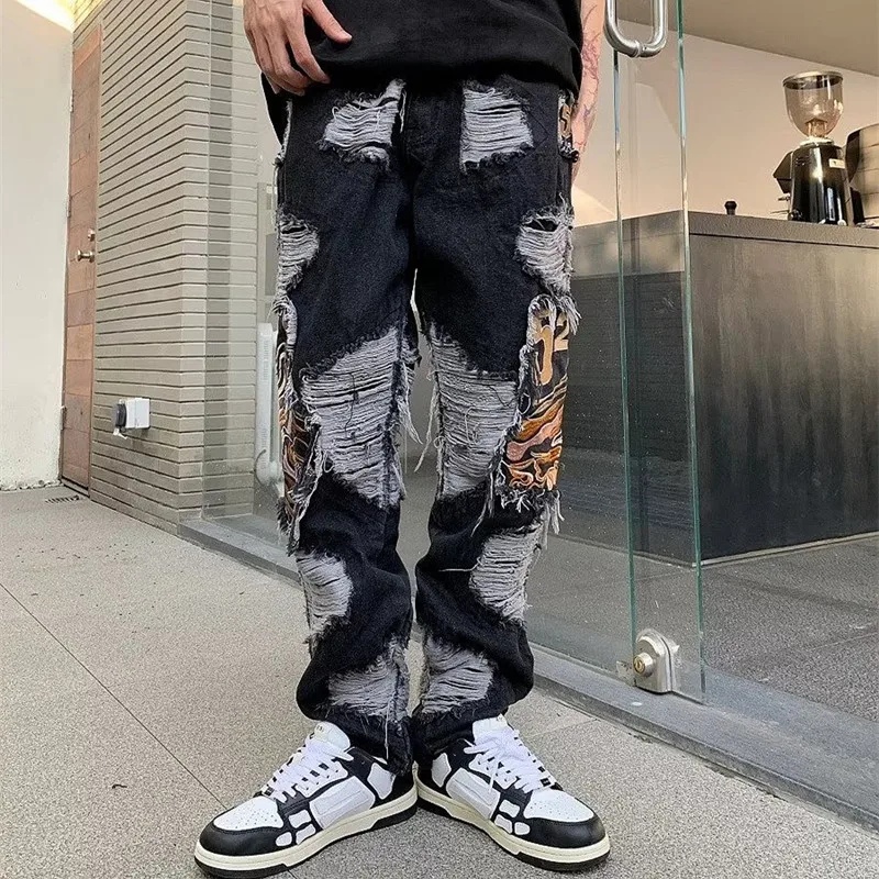 Shiningupup jeans moto uomo con protezioni pantaloni corti uomo cargo