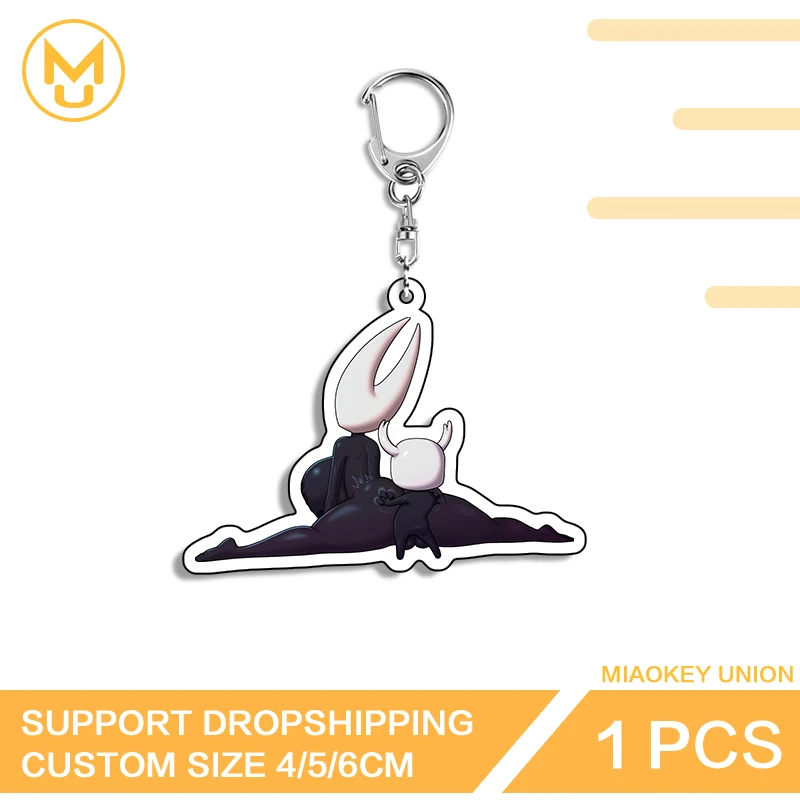 Set De Collar Y Llavero Hollow Knight – Colgante Del Rey Pálido Con Diseño De Pinchos, Regalo Unisex Para Fans