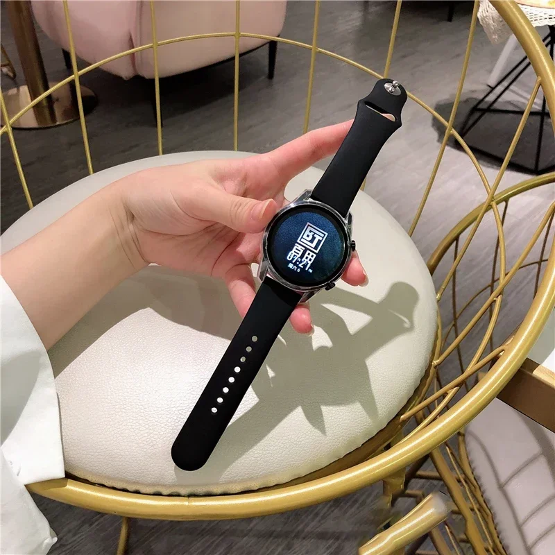 Universal Silicone Watch Strap - Premium 22mm/20mm Replacement Band