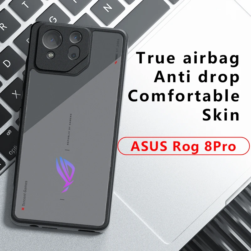 Acrylic Transparent Frosted Shockproof Armor Phone Case with Bumper Protection