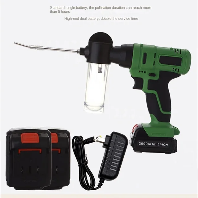 2023 Elektromos Beporzó Alma Őszibarack Körte Kiwi Gyümölcsfa Nagy Cseresznye Pitaya Pollen Point Virág Spray Beporzás Tárgyat - Image 3