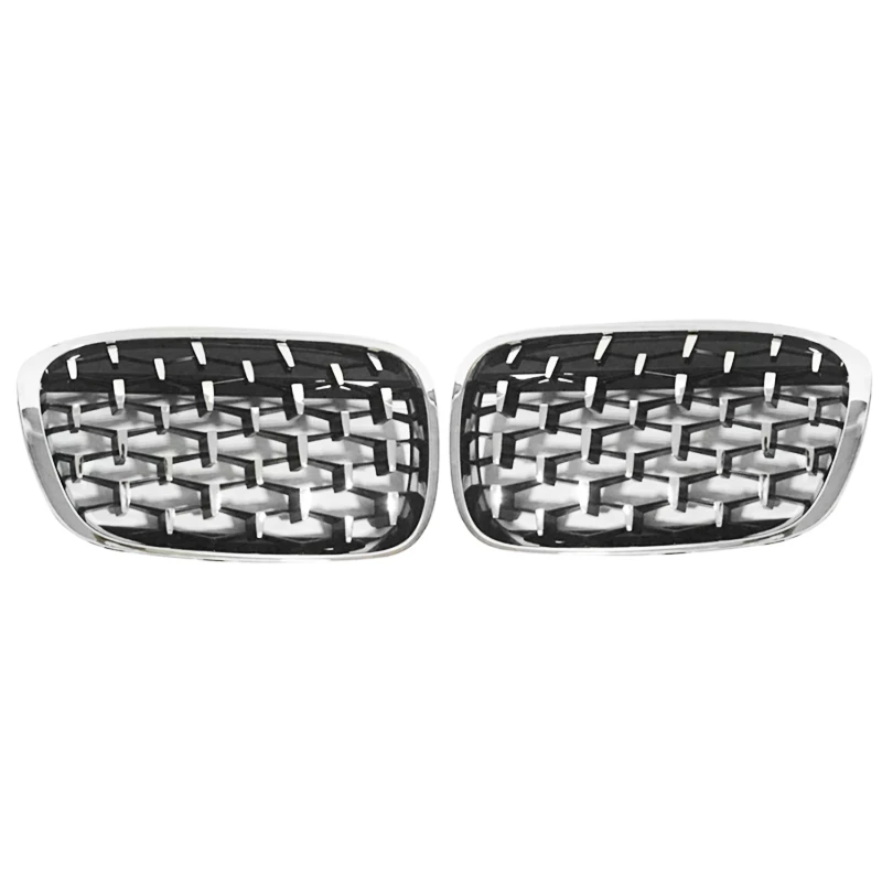 

Hot Selling F52 Glossy Silver front Grill Diamond Style bumper Grill For BMW 1 series F52 front grille
