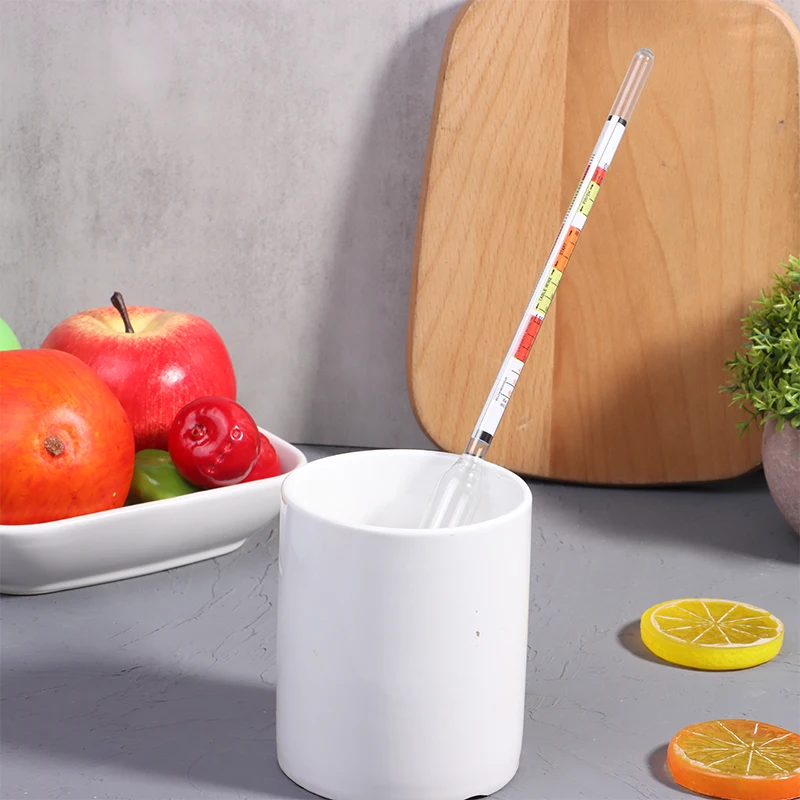 Triple Scale Hydrometer Self Brewed Wine Sugar Meter Alcohol Measuring for Home Brewing Making Beer Wine Mead Ale Craft wine alcohol meter