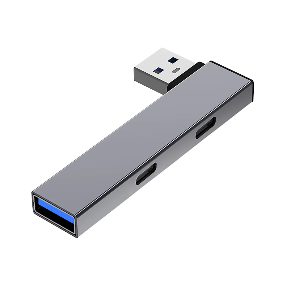 Ultra-Slim 3-Port High-Speed USB Hub and Adapter