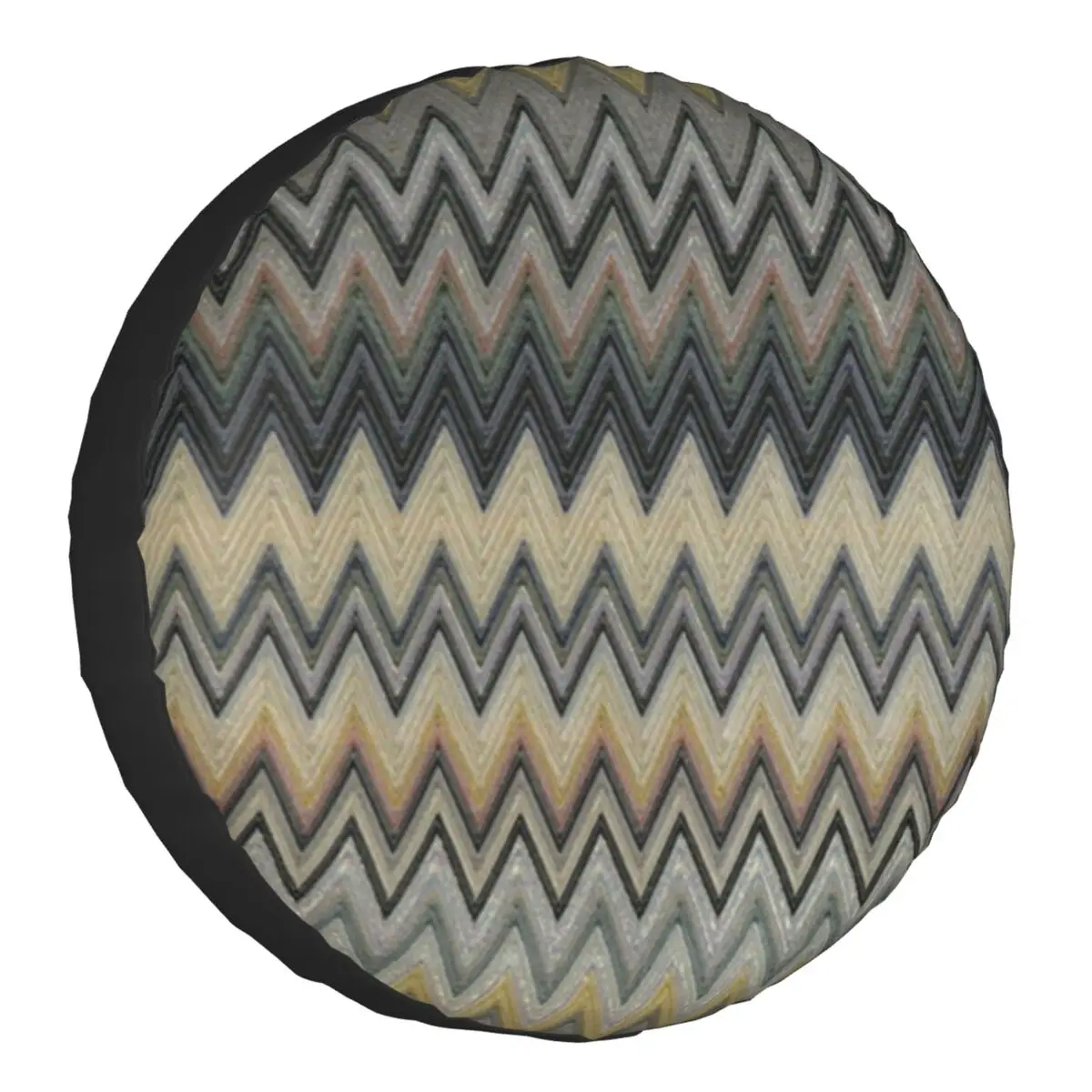 Camouflage Zig Zag Chevron Spare Tire Cover Case For Jeep Mitsubishi Pajero Chic Zigzag Car Wheel Protectors Accessories
