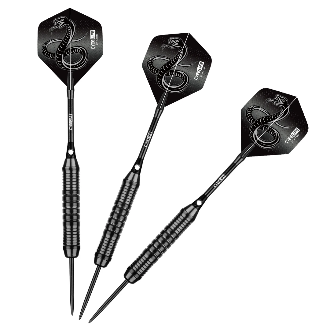 CyeeLife 3pcs Steel Tip Flying Darts – 24g Professional Set 4