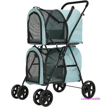 4-in-1 Double Pet Stroller 1