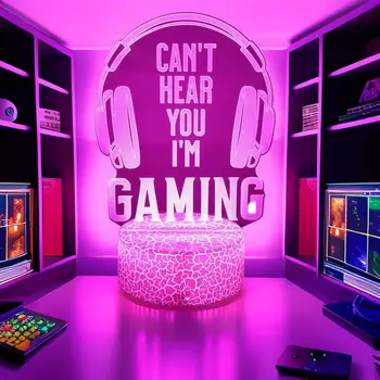 NEON GAMER 3D LED Night Light 5