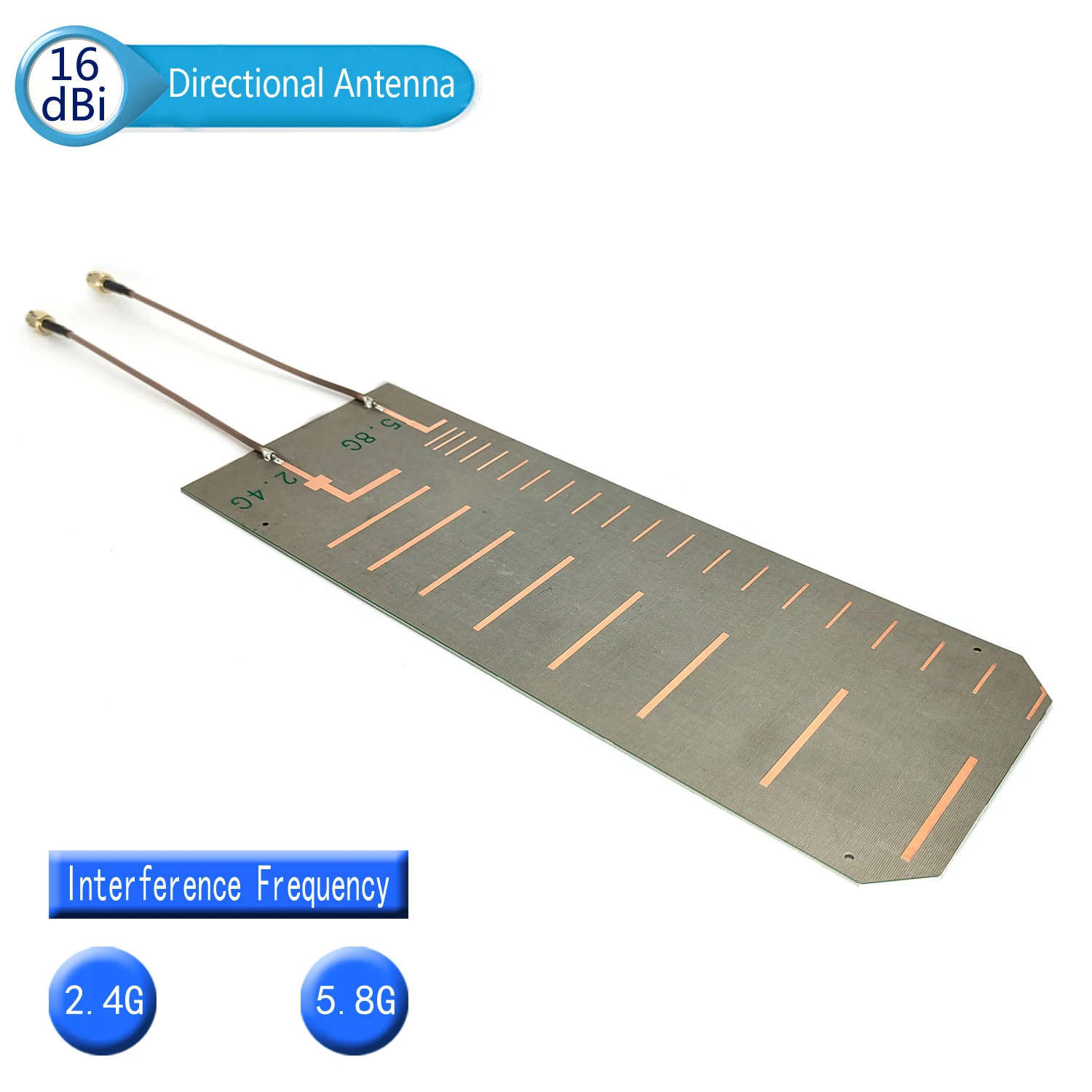 

2.4GHz 5.8GHz PCB Yagi Directional Antenna FPV UAV Drone Countermeasure Interference Shield Signal 2.4G 5.8G DIY WIFI Receiving