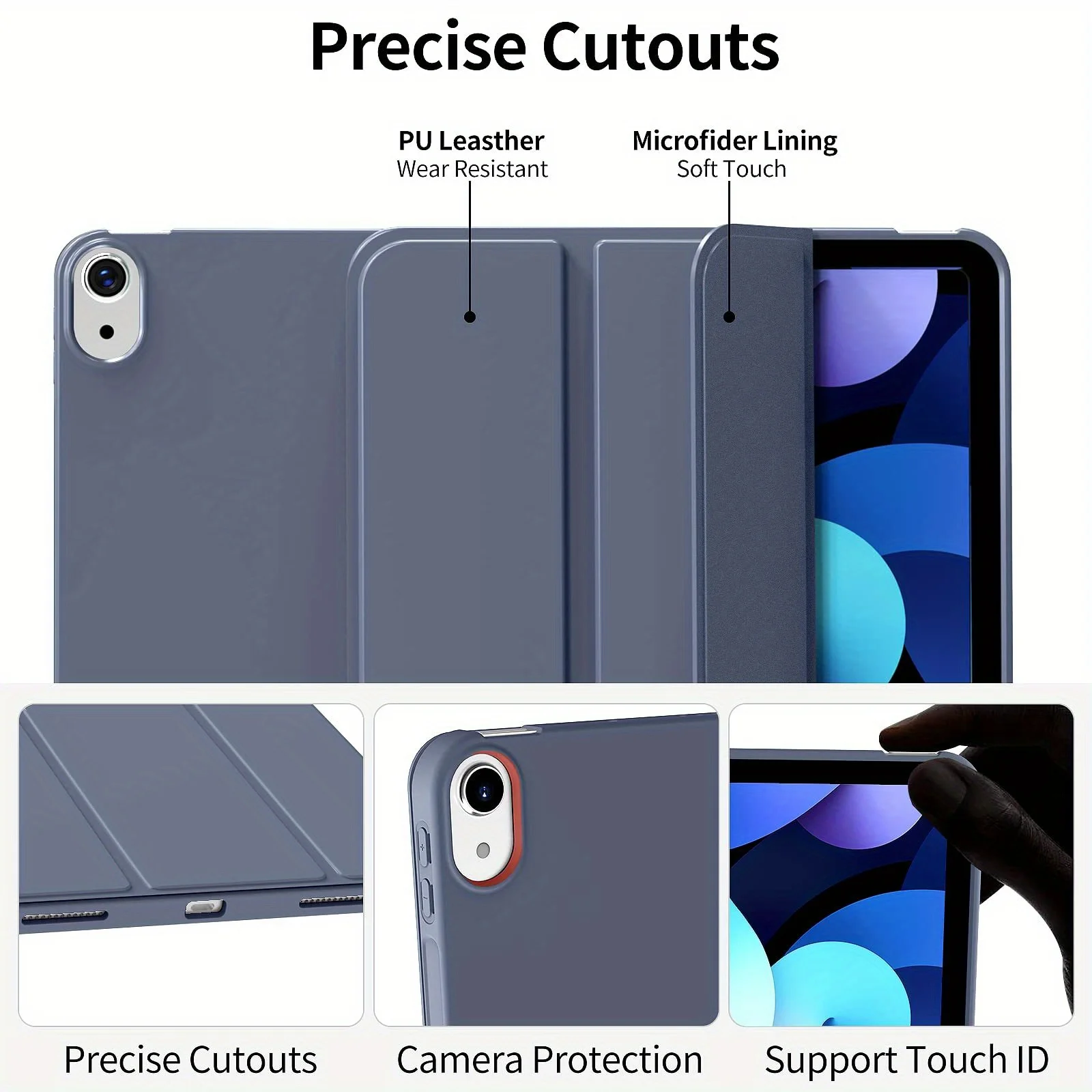 Slim Shockproof Full-Cover Soft Tablet Case