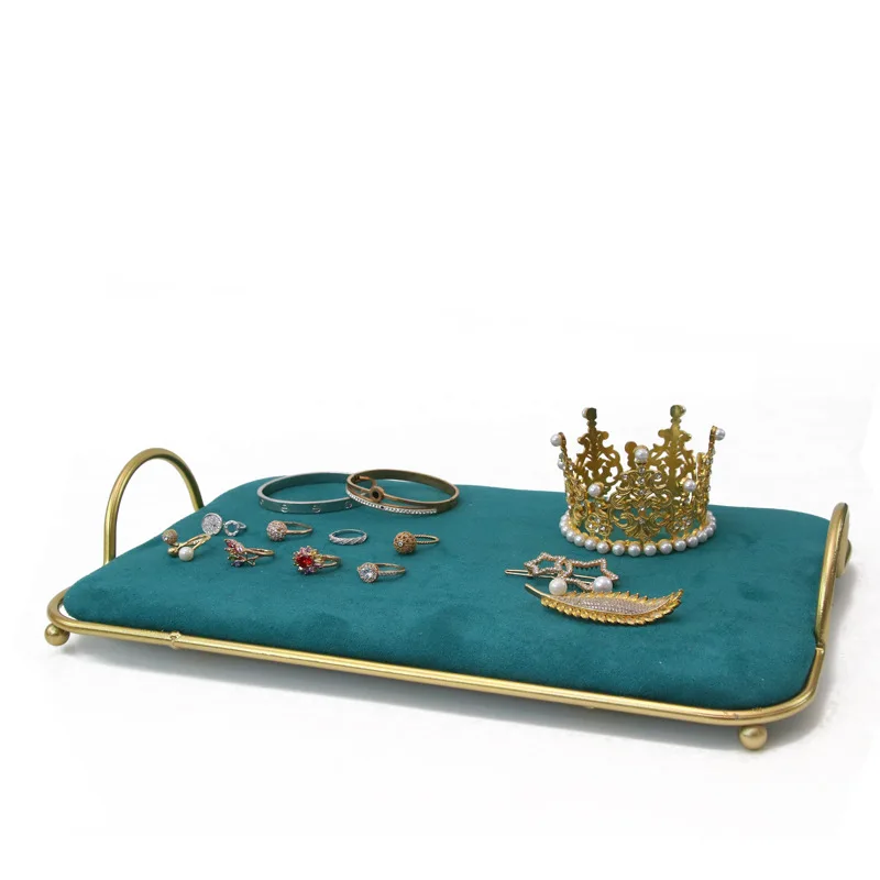 Jewelry Display Stand Velvet Ring Necklace Trinkets Shooting Props Bracelet Earrings Jewelry Showcase Storage Holder for Jeweler