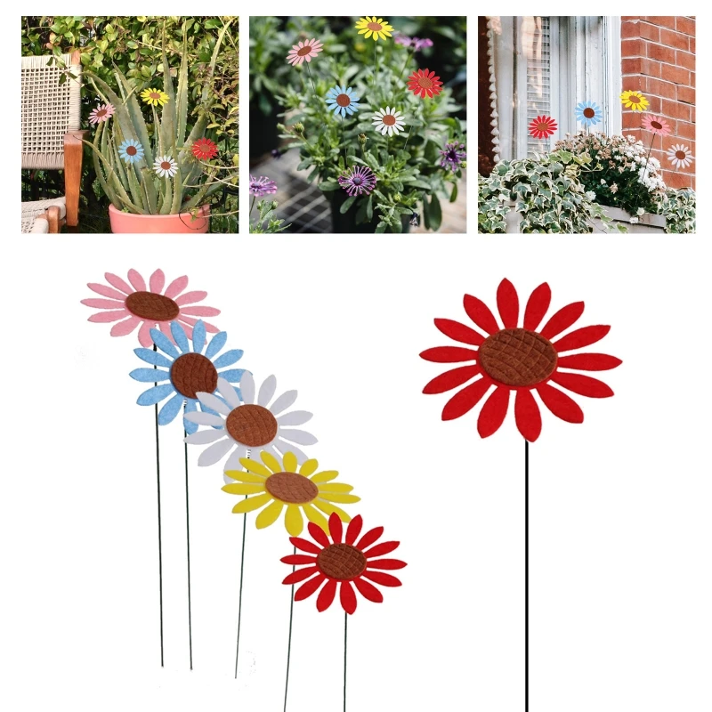 Cartel De Bienvenida De Metal Con Girasol - Decoración Vintage Para Puerta, Valla O Pared (35x21 Cm)