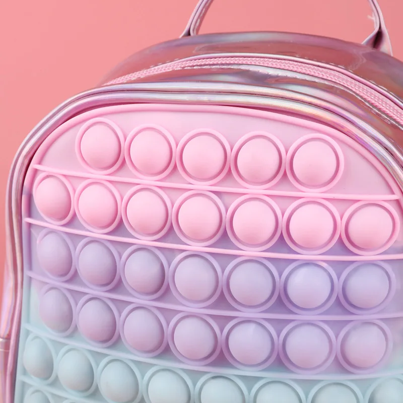 Pop Fidget Toys Backpack Its For Girls Kids Children Pops Fidgets