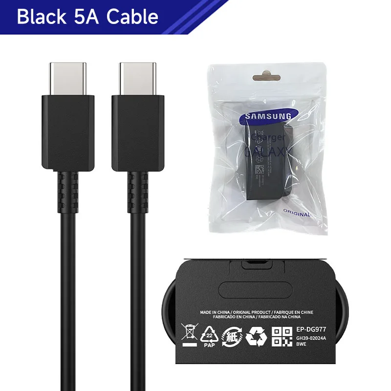 45W 25W Samsung S25 S24 Orijinal Usb Tip C Kablo 5A PD Kablosu Hızlı Şarj Galaxy S23 S22 S21 S20 Artı ultra Not 20 A71 Tab S8