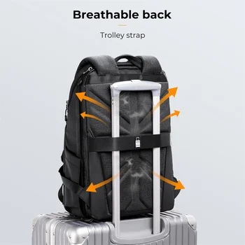 K&F CONCEPT Outdoor Sports Camera Backpack 20L Waterproof Front HardShell Camera Bag For DSLR Camera/15.6" Laptop/Tripod Holder 6