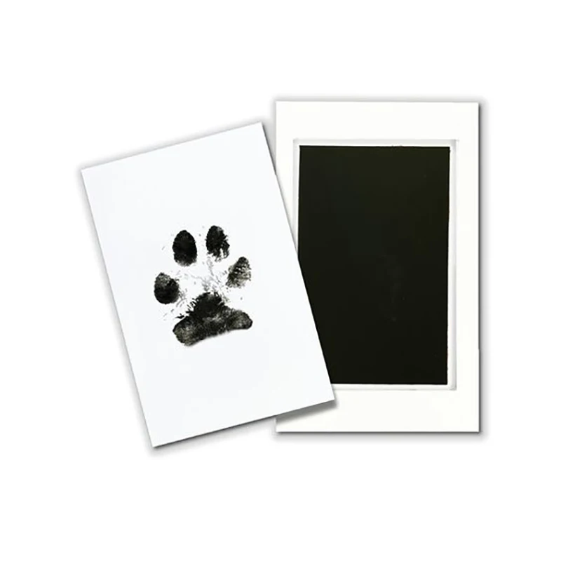 고양이 개 발 인쇄 잉크 키트 패드 안전 무독성 발자국 샤워 손자국 쉬운 Diy 깨끗한 터치 잉크가 없는 애완 동물 기념품