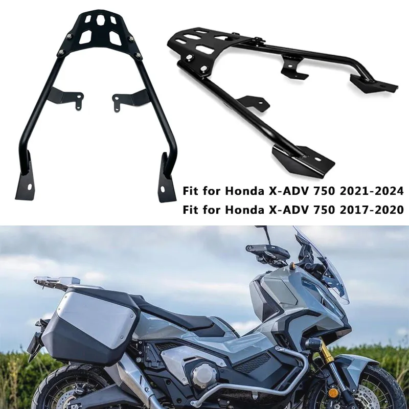 オートバイリアラック フォルツァ 750 XADV750 2021-2024 オートバイリア荷物ラック収納ラックリアボックスホルダー リアキャリア バイク  XADV750 フォルツァ750 2021 2022 2023 オートバイの荷物ラックブラケットリア荷物ラック 用 XADV 750 NSS750 用  フォルツァ 750 ... ため X-Adv750に適合 ため Xadv 750 2017-2020 オートバイリアラゲッジラックテールボードホルダーカーゴシェ