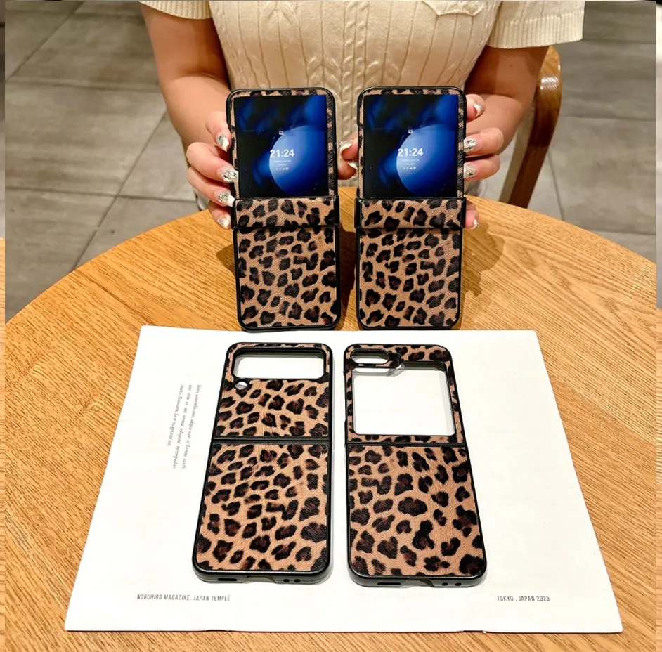 Luxury Leopard Pattern Shockproof Phone Case - Fashion Hard Back Cover