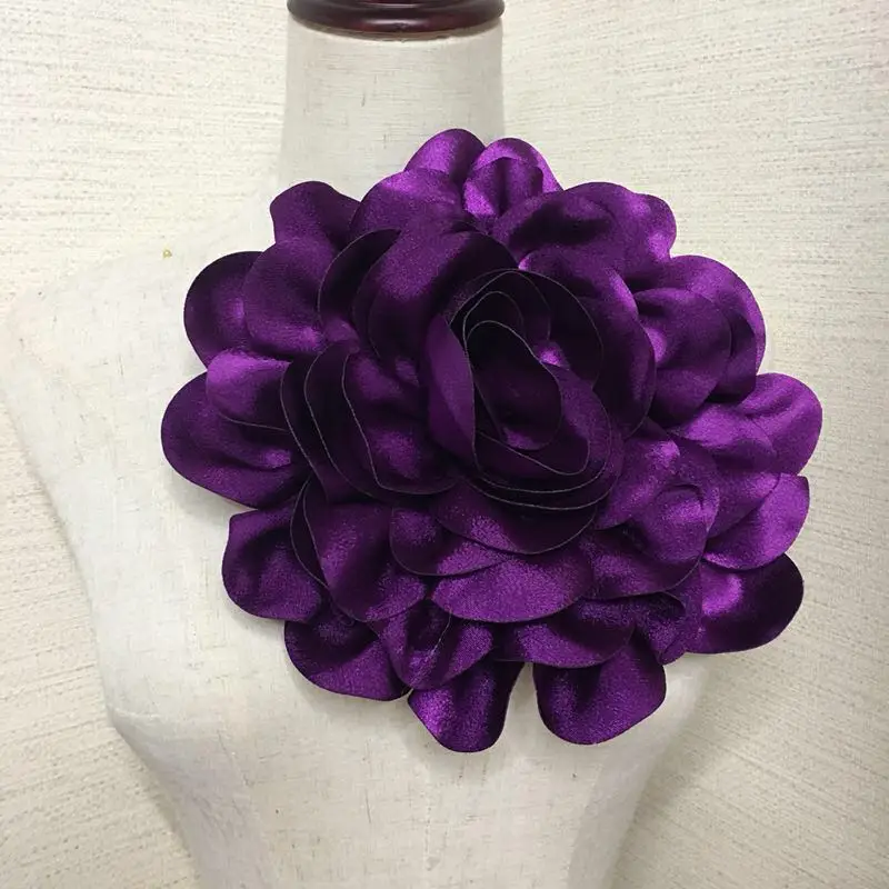 25Cm Handmade Satin Flower fabric flowers