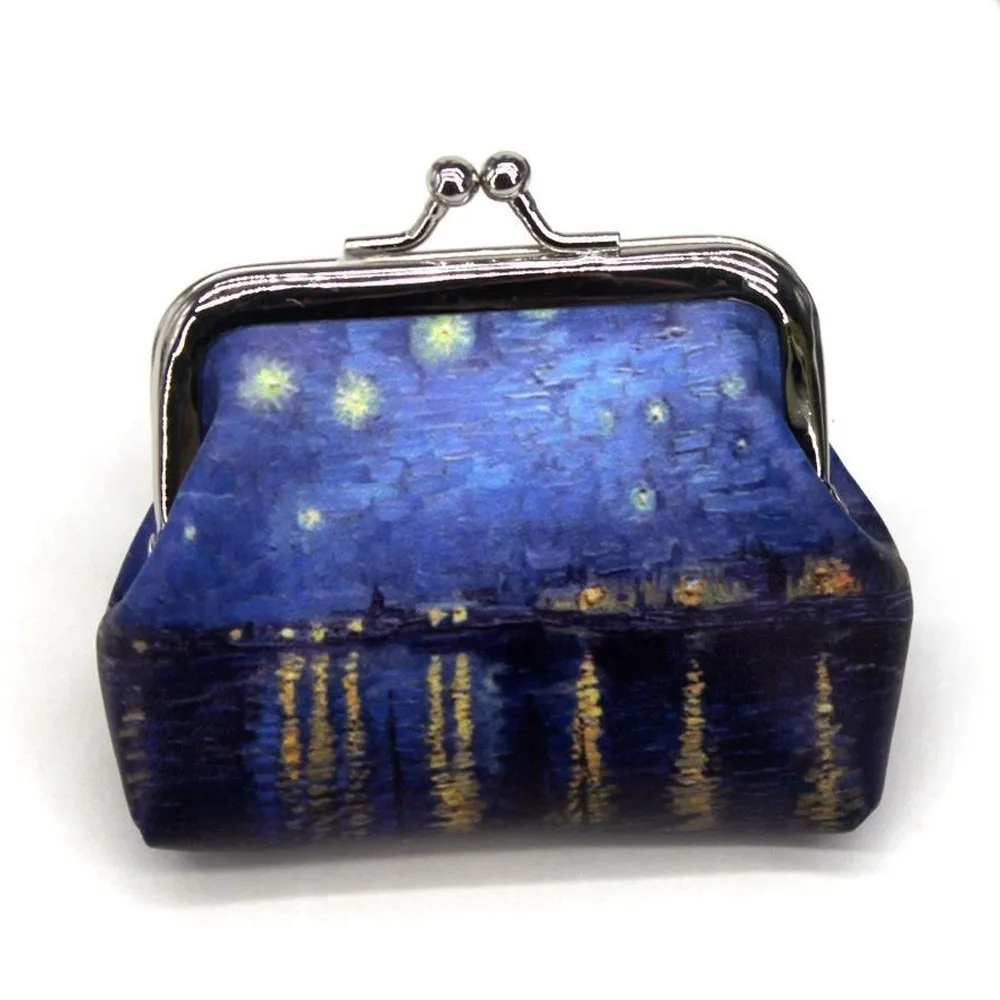 New PU Coins Wallet Women Girls Money Bag Retro Creative Students Keys Earphone Lipstick Purse Party Gifts