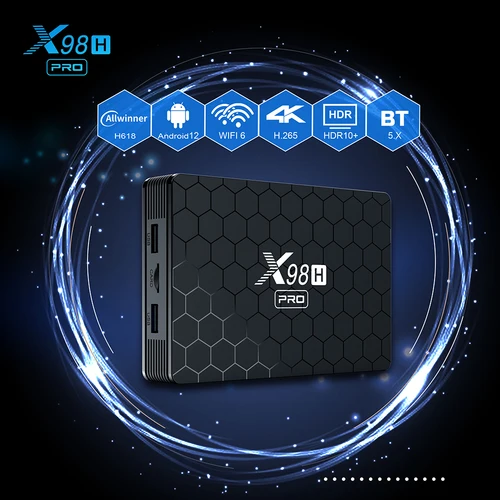 VONTAR X98H 프로 셋톱 박스, 안드로이드 12.0, 올위너 H618 쿼드 코어, 6K, 4K, H.265, 와이파이 6 기가비트 LAN HD, 32G, 2G16G, 4GB, 64GB TV 박스 2