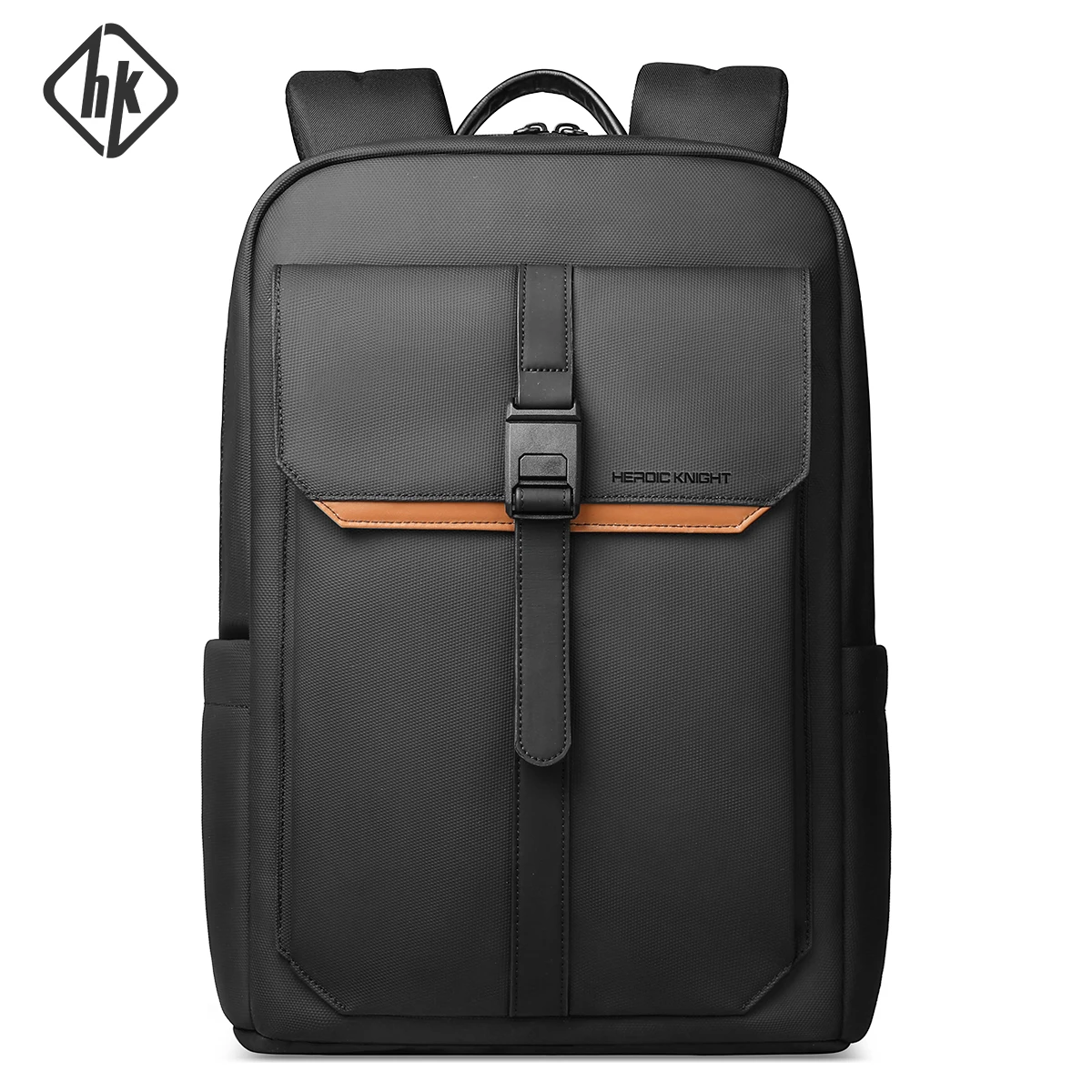 HK Men's Backpack Flap Laptop Backpack Water-Resistant