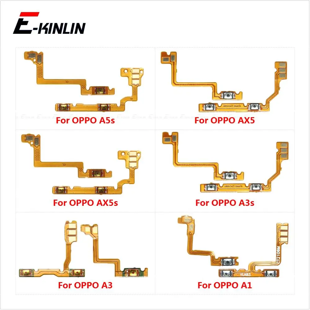 

Power ON OFF Mute Switch Control Key Volume Button Flex Cable For OPPO A1 Pro 5G A3 A3s AX5s AX5 A5s Replacement Parts