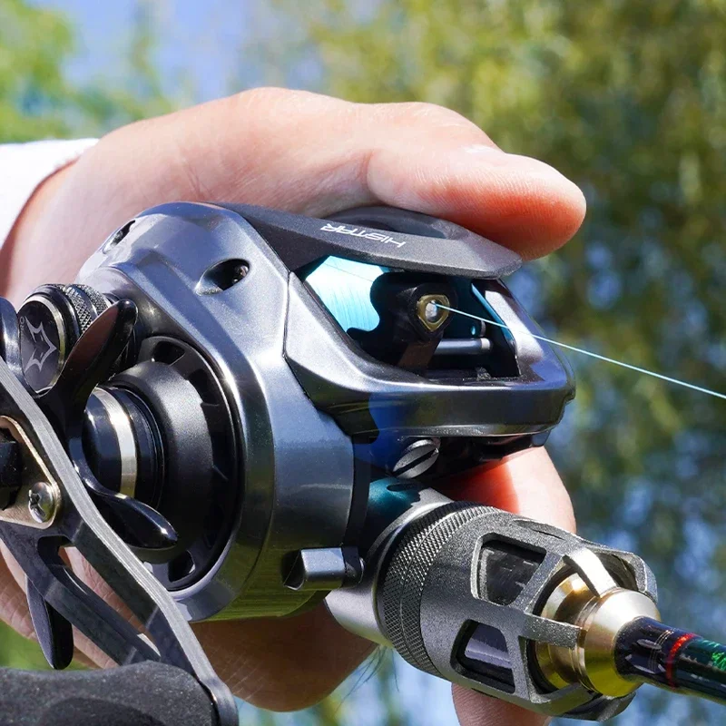 2024 HISTAR 오로라 라이트 루어 버전, 7.3:1 비율, 5kg 드래그 파워, 11 + 1 BB 더블 마그네틱 제동 베이트 캐스팅 낚시 릴