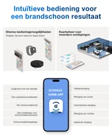 Aspirateur robot ECOVACS DEEBOT T30e Omni avec fonction serpillière, robot de nettoyage OZMO Turbo 2.0 25 000 Pa, brosse principale triple V anti-emmêlement Zero Tangle 3.0, station de base Omni, 45 ° C Séchage rapide, 7